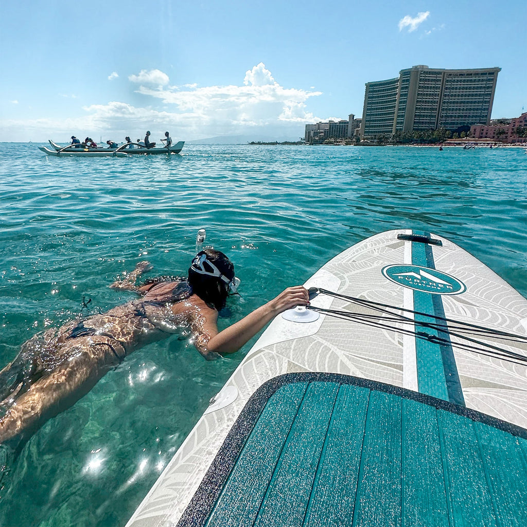 Further Customs Avalon Emerald Waikiki Paddleboard SUP rentals Welded Seams